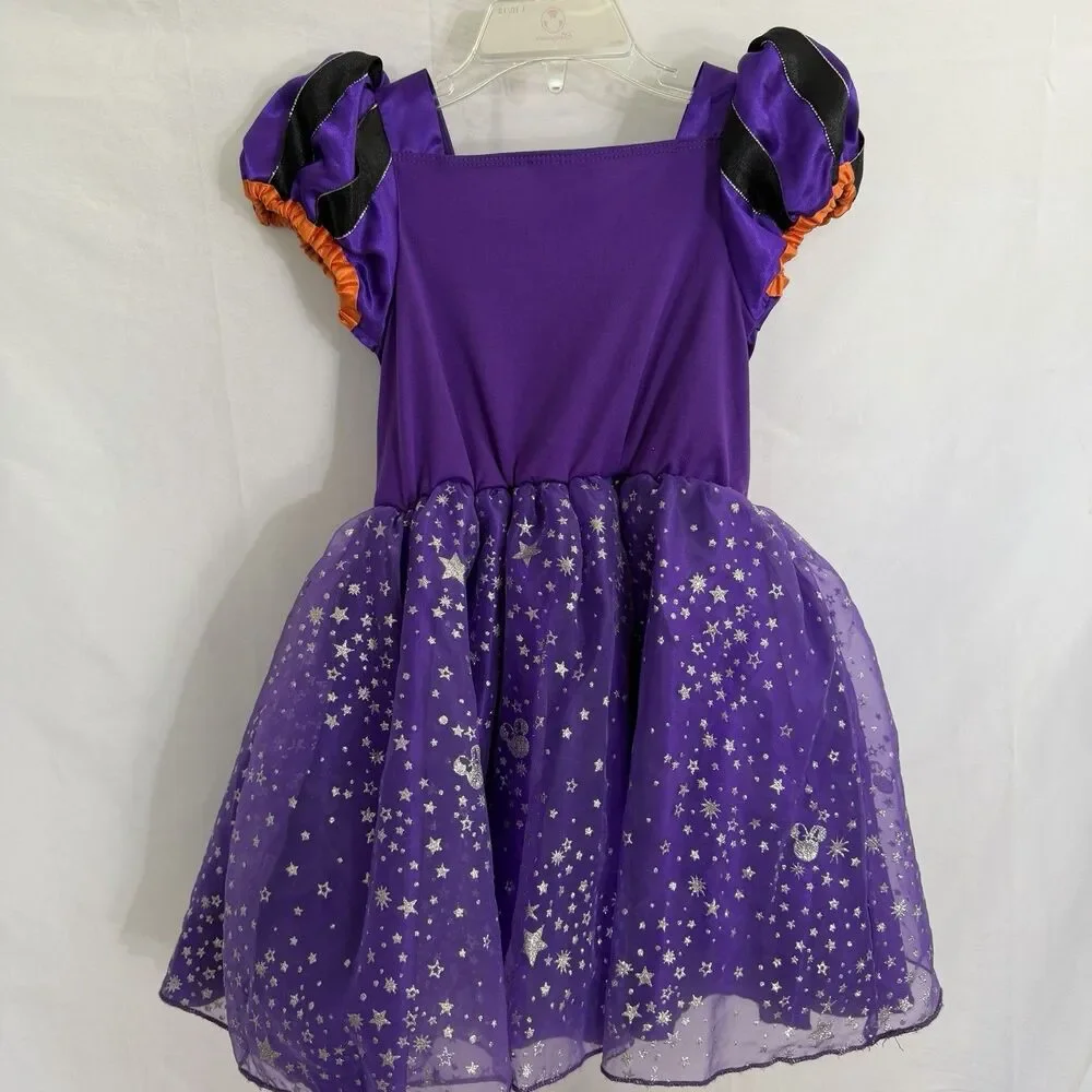 Disney Store Minnie Mouse Witch Costume Dress Halloween Size: 3 Girls